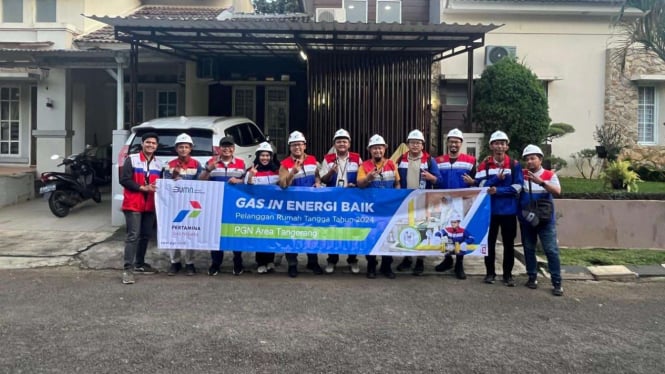 Perumahan dengan Gas Bumi